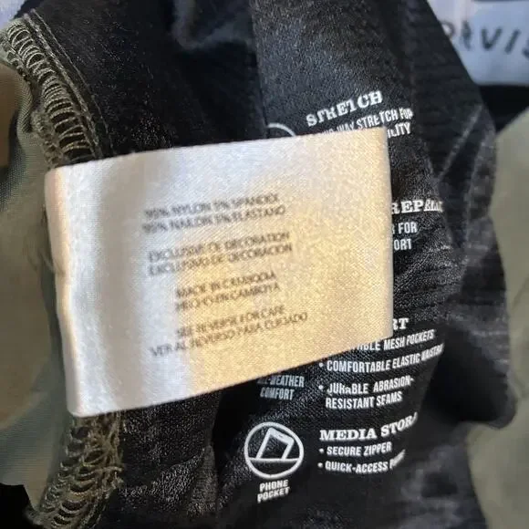 Orvis Pants Mens 34x30 Green Stretch Hiking Water Repellent Media Pocket Zip - Picture 11 of 12